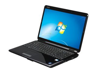 ASUS Laptop K60IJ RBLX05 Intel Pentium dual core T4300 (2.10 GHz) 4 GB Memory 320 GB HDD Intel GMA 4500M 16.0" Windows 7 Home Premium 64 bit