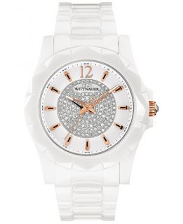 Wittnauer Womens White Ceramic Bracelet Watch 38mm WN4014   Watches