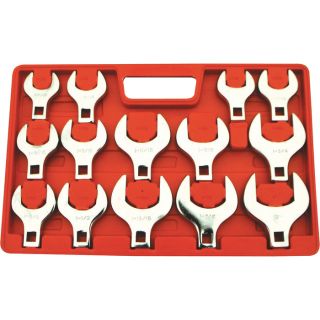 Grip Tools JUMBO Crowfoot Wrenches — 1/2in. Drive, 14-Pc. Set  Crowfoot Wrenches