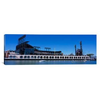 iCanvas Panoramic California, San Francisco, SBC Ballpark, Stadium Near the Water Photographic Print on Canvas