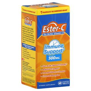 Ester C Vitamin C, 500 mg, Coated Tablets, 60 tablets   Health