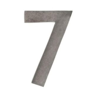 Architectural Mailboxes 5 In. Antique Pewter Floating House Number 7 3585APA 7