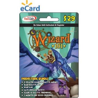KingsIsle Wizard101 Prehistoric $29 eGift Card 
