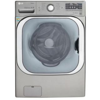 LG Electronics 5.2 DOE cu. ft. High Efficiency Front Load Washer with Steam in Graphite Steel, ENERGY STAR WM8000HVA