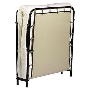 Essential Home  Folding Guest Bed With Steel Frame 31W x 74D