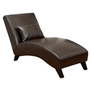 Charlotte Chaise Lounge   Brown   Christopher Knight Home
