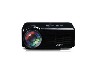 Uhappy U35 Office and Home Use 640*480 Resolution 16770k Color Portable LED Mini Projector Black