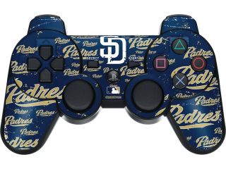 PS3 Custom UN MODDED Controller "Exclusive Design   San Diego Padres   Cap Logo Blast"