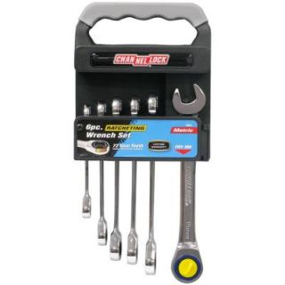 Channellock Metric Ratcheting Wrench Set (6 Piece) 38041