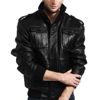 Tanners Avenue Mens Genuine Lambskin Leather Jacket   15999768