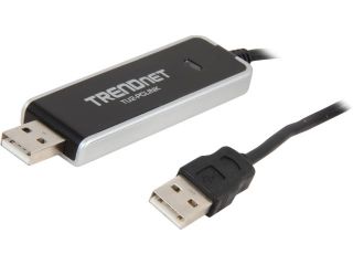 TRENDnet TU2 PCLINK 6 ft. Black High Speed PC to PC Share USB Cable