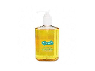 GOJO 9752 12EA MICRELL Antibacterial Lotion Soap, Unscented Liquid, 8 oz Pump