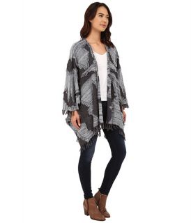 Chaser Baja Blanket Sweater Kimono Baja Knit