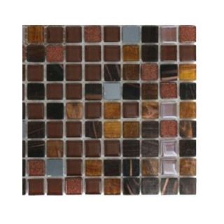 Splashback Tile Capriccio Campobasso Glass Mosaic Floor and Wall Tile   3 in. x 6 in. x 8 mm Tile Sample L2B9 GLASS TILE
