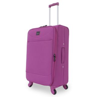 French West Indies Purple 24 inch Spinner Upright Suitcase   16803267