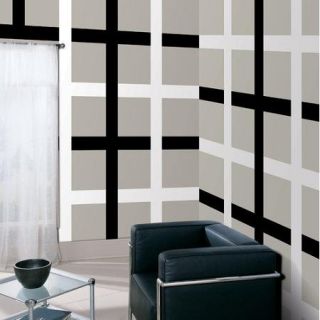 Brewster Home Fashions WallPops Dots Blox Stripes Wall Mural (Set of 4)