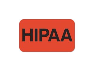 Tabbies Medical Labels for HIPPA, 1 1/2 x 7/8, Fluorescent Red, 250/Roll