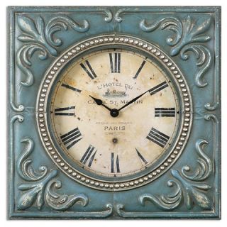 Uttermost Canal St. Martin Square Wall Clock