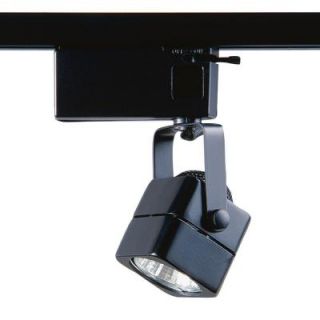 Designers Choice Collection 901 Series Low Voltage MR16 Black Soft Square Track Lighting Fixture TL901 BLK
