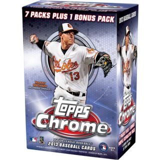 Topps 2013 Chrome Baseball Cards Box