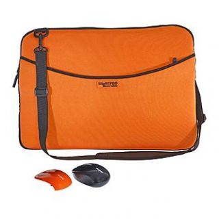 PC Treasures SlipIt Pro 17 Reversible Laptop Bag and Targus Mouse w