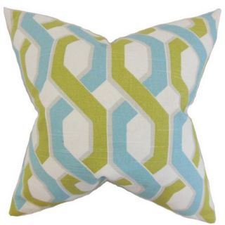 The Pillow Collection Chauncey Geometric Cotton Throw Pillow