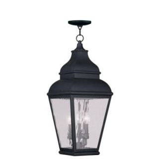 Filament Design Providence 3 Light Hanging Outdoor Vintage Pewter Incandescent Lantern CLI MEN2610 04