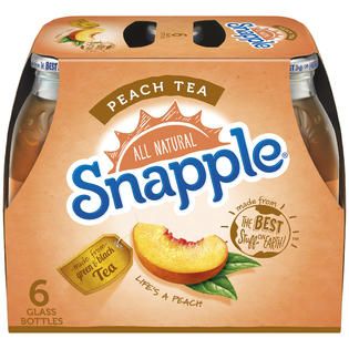 Snapple Peach Tea 96 FL OZ PACK   Food & Grocery   Beverages   Tea