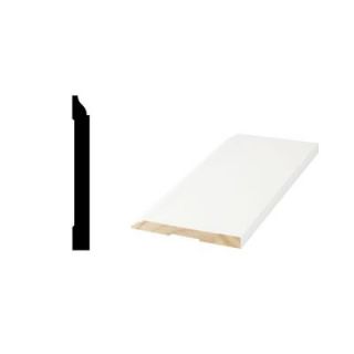 Woodgrain Millwork WM 618 9/16 in. x 5 1/4 in. x 96 in. Primed Finger Jointed Pine Base Moulding (6 Pieces) DISCONTINUED PFP0618 08