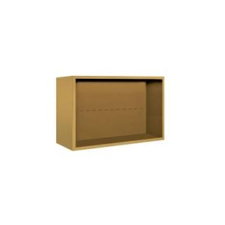 Salsbury Industries 3800 Series Surface Mounted Enclosure for Salsbury 3705 Double Column Unit in Gold 3805D GLD