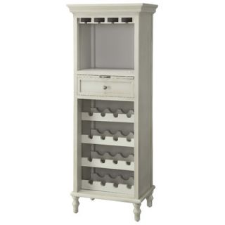 Crestview Coventry 1 Drawer Tall Wine Cabinet