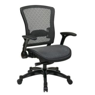 Space Seating Executive Breathable Mesh Back Chair in Black 317 R22C7KG5