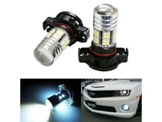 iJDMTOY 68 SMD 5202 H16 LED Fog Lights/DRL Replacement Bulbs, Xenon White