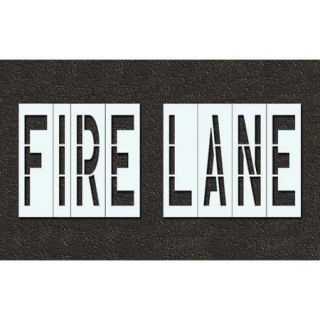 RAE STL 116 74831 Pavement Stencil, Fire Lane, 48 in