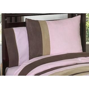 Sweet Jojo Designs  Soho Pink and Brown Collection 3pc Full/Queen