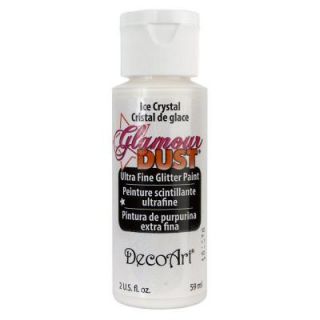DecoArt Glamour Dust 2 oz. Ice Crystal Glitter Paint DGD09 30