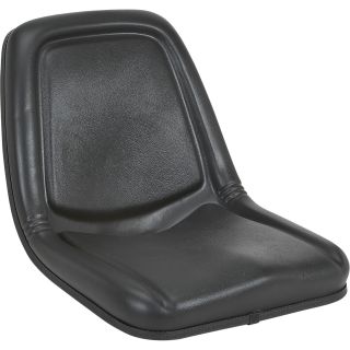 Michigan Seat Extra Highback Seat — Black, Model# V-818  Lawn Tractor   Utility Vehicle Seats