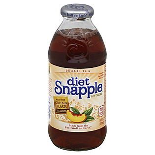 Snapple  Tea, Diet, Peach, 16 fl oz (473 ml)