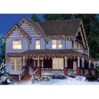 Holiday Time 300 Count Icicle Christmas Lights, Multi Color