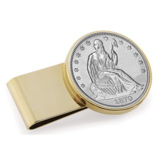 American Coin Treasures Silver Walking Liberty Half Dollar Money Clip