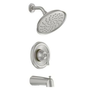 MOEN Ashville Single Handle 1 Spray Tub and Shower Faucet in Spot Resist Brushed Nickel 82877SRN
