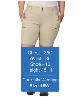 Columbia Plus Size Saturday Trail™ Long Short Fossil