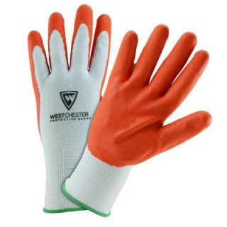 West Chester Orange Foam Nitrile Large Work Gloves (5 Pack) 37180/L5PQP48