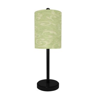 Illumalite Designs 22 in Black Table Lamp with Shade
