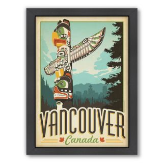 World Travel Vancouver Framed Vintage Advertisement by Americanflat