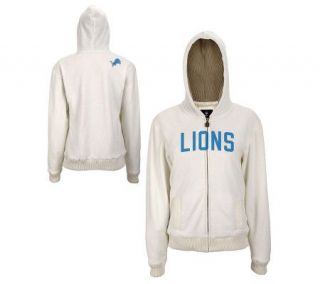 NFL Detroit Lions Womens Jacket with Sweater Lined Hood —
