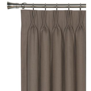 Eastern Accents Breeze Pure Linen Cotton Pleated Single Curtain Panel