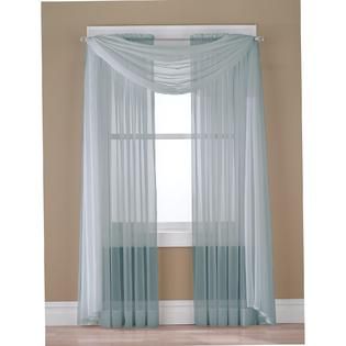 Essential Home Sheer Voile Panel   59 in. W x 63 in. L