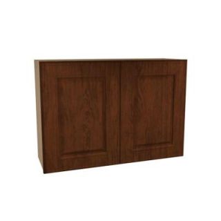 Home Decorators Collection 30x24x12 in. Roxbury Assembled Wall Double Door Cabinet in Manganite Glaze W3024 RMG