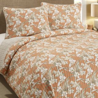 Tommy Bahama Bedding Tropical Orchid Quilt Set
